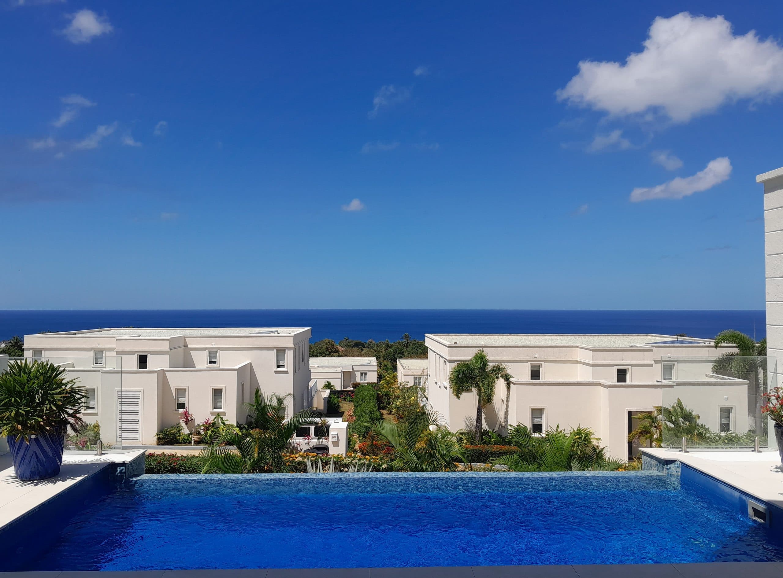 Westmoreland Hills — villas above the west coast, looking out to the Caribbean Sea